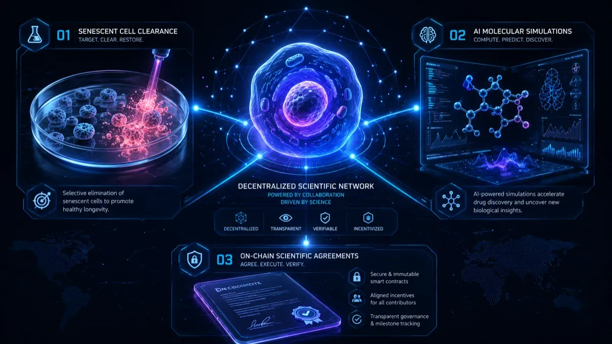 The VitaDAO and Molecule ecosystem for funding longevity research